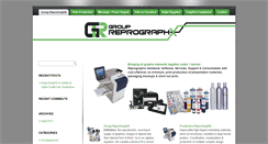 Desktop Screenshot of groupreprographx.com
