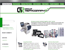 Tablet Screenshot of groupreprographx.com